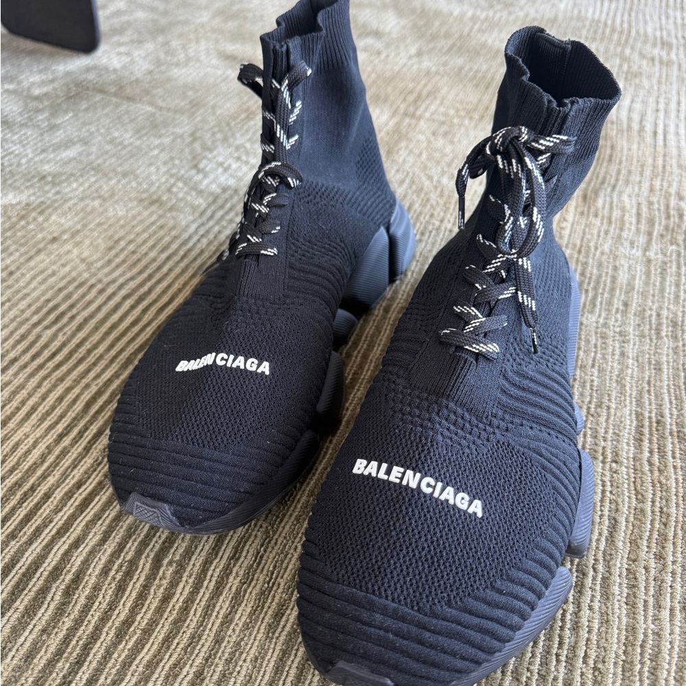Balenciaga Speed 2.0 Lace-up Recycled Knit Sneaker - Picture 6 of 7